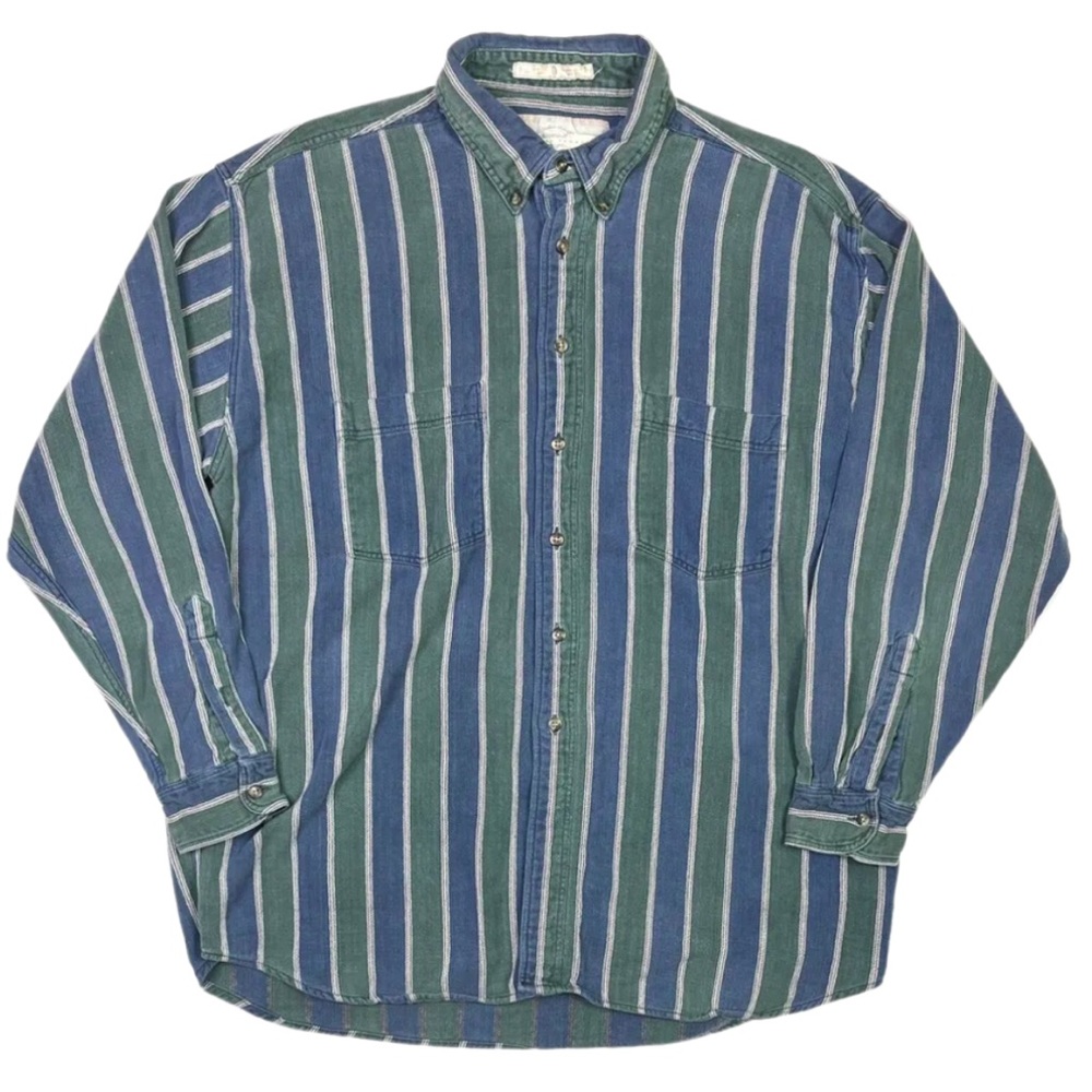 American Terrain Striped Button Up Shirt